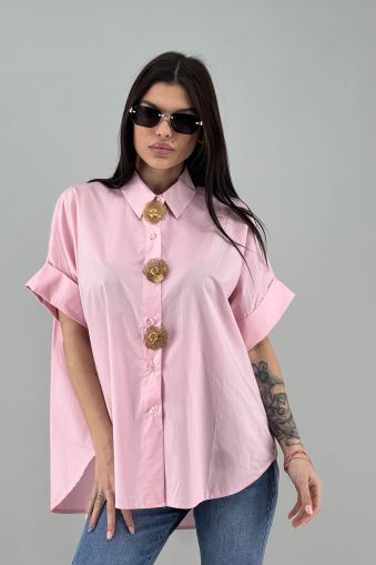 Дамска риза в розово