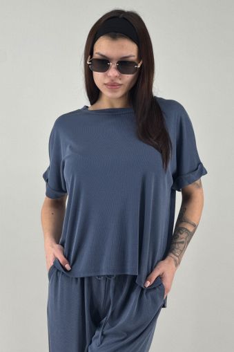 Дамска блуза в синьо