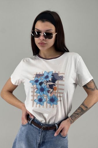 Дамска тениска в черно