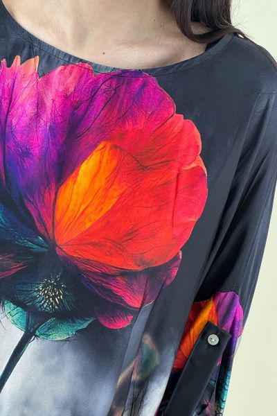 Дамска сатенена блуза