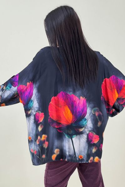 Дамска сатенена блуза