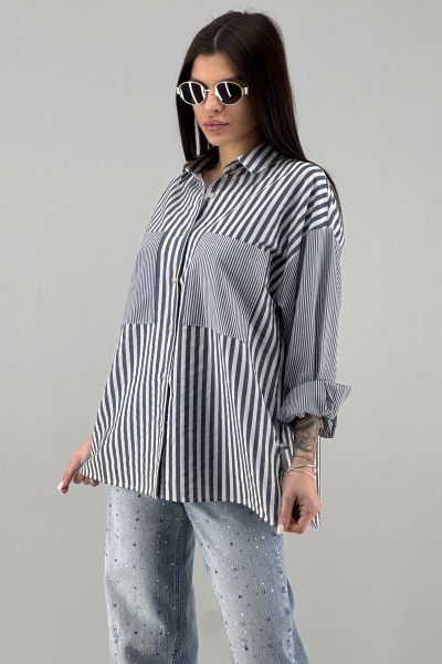 Дамска риза в светло синьо