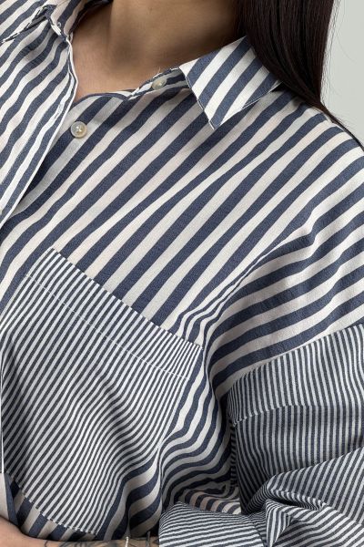 Дамска риза в светло синьо