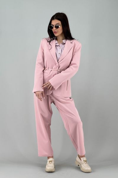 Дамски панталон в цвят пудра