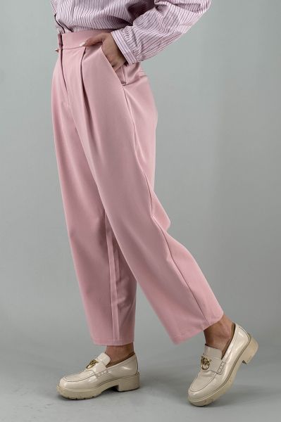 Дамски панталон в цвят пудра