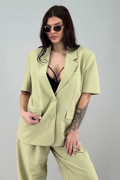 Дамско сако в зелено