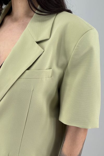 Дамско сако в зелено