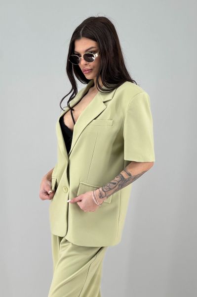 Дамско сако в зелено