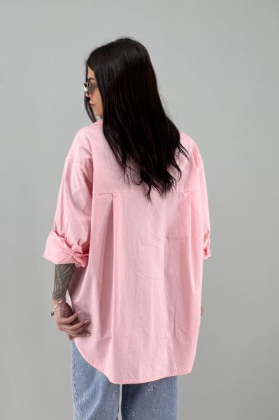 Дамска риза в розово