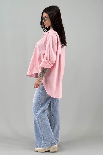Дамска риза в розово