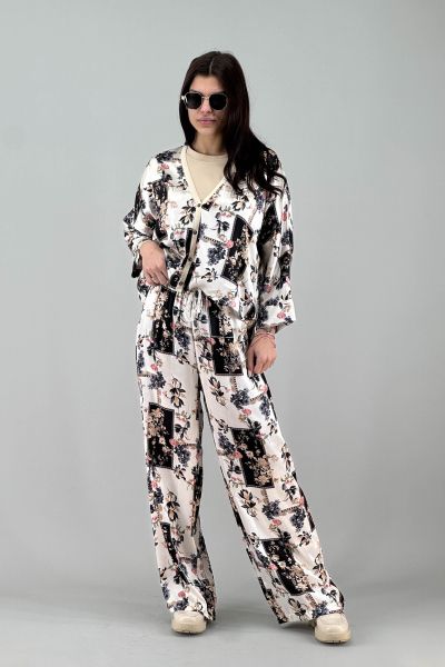 Дамски сатенен панталон