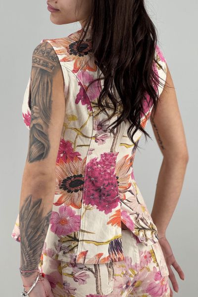 Дамски дънков елек