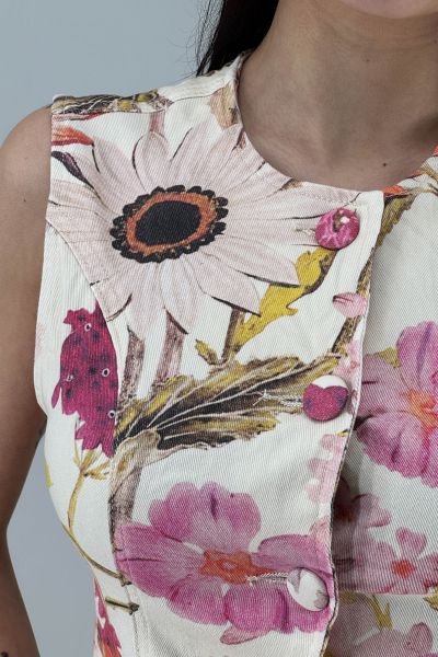 Дамски дънков елек