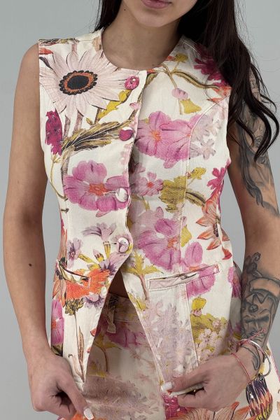 Дамски дънков елек