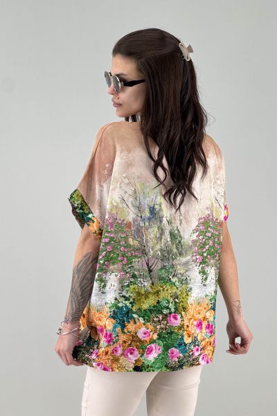 Дамска блуза в зелено