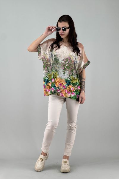 Дамска блуза в зелено