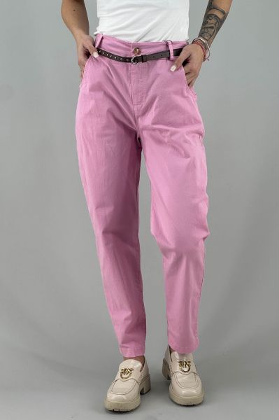 Дамски панталон в розово