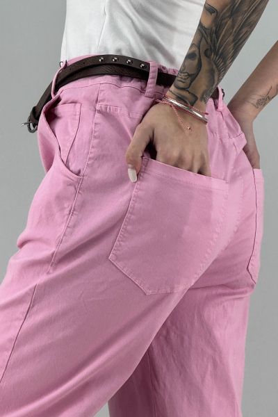 Дамски панталон в розово