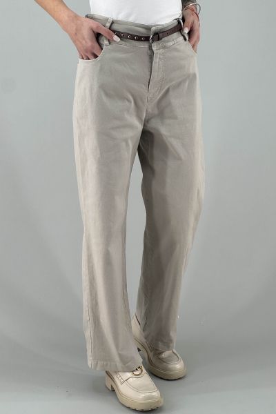 Дамски панталон в светло кафяво