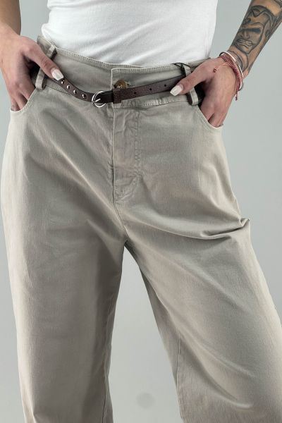 Дамски панталон в светло кафяво