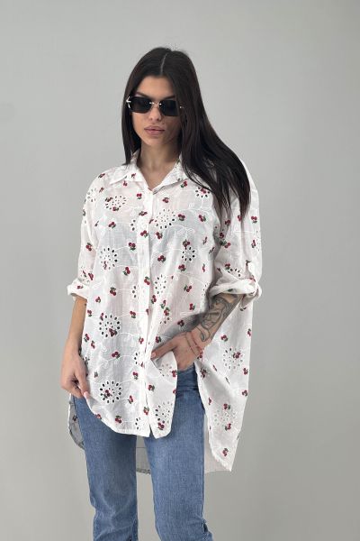 Дамска риза в бяло