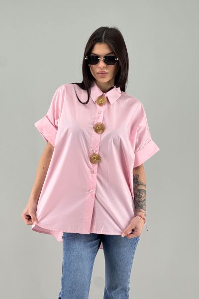 Дамска риза в розово