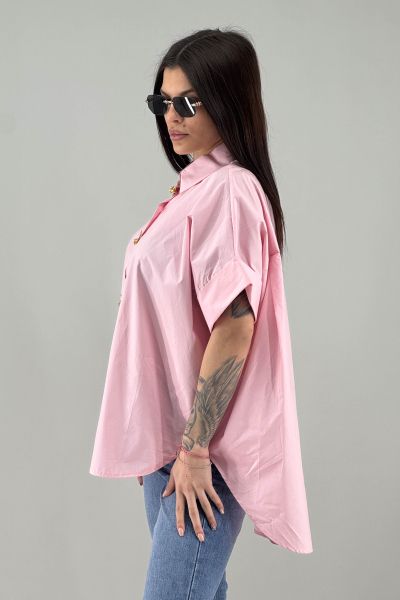 Дамска риза в розово