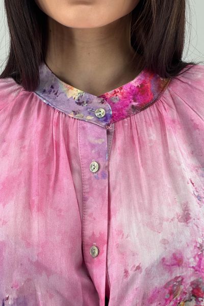 Дамска риза в цвят циклама