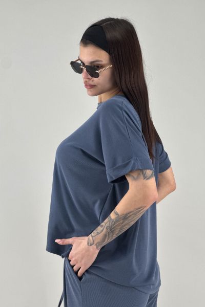 Дамска блуза в синьо