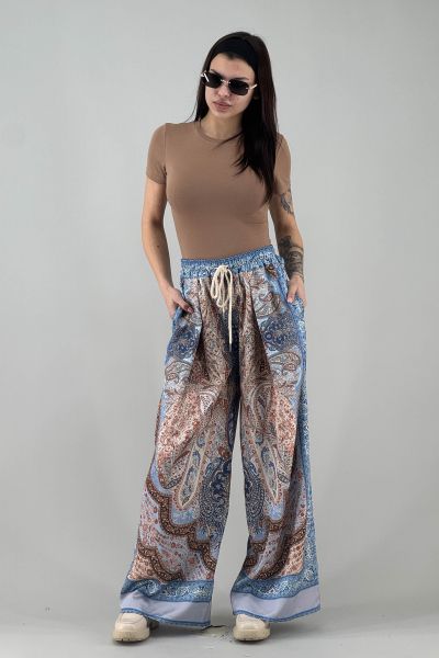 Дамски сатенен панталон