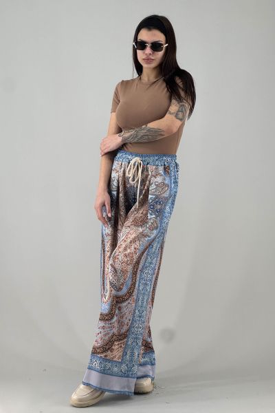 Дамски сатенен панталон