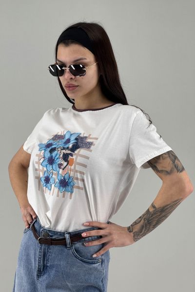 Дамска тениска в черно