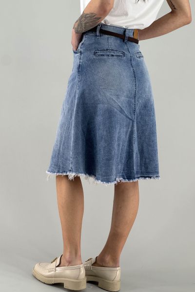 Дънкова пола в синьо