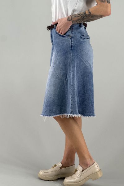 Дънкова пола в синьо