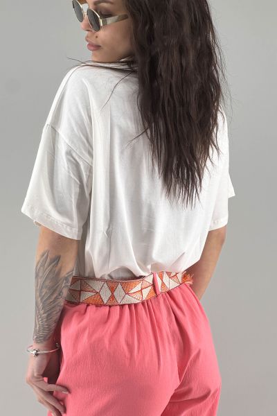 Дамска тениска в бяло