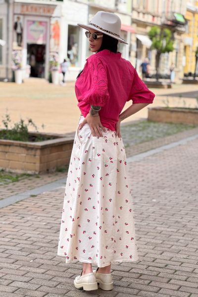 Пола в екрю с черешки